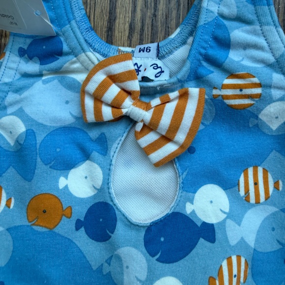 NEW Le Top Goldfish Swimsuit 9 Months - Picture 4 of 8